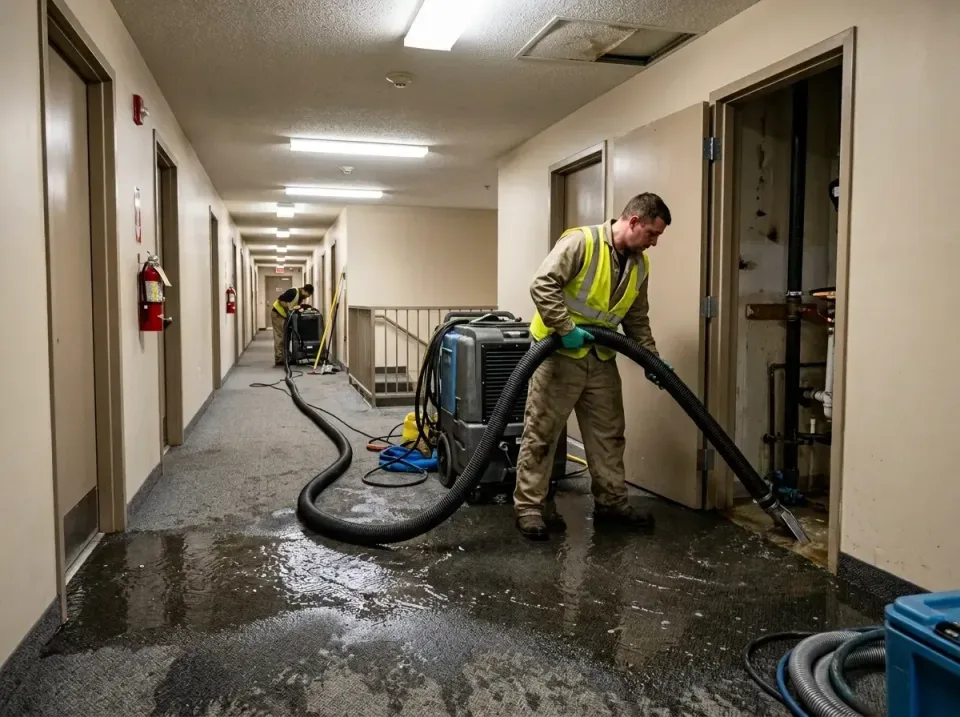multi-unit-apartment-hallway-f-005 — frequently asked questions, Emergency Burst Pipe Water Extraction & Removal in Midway C…